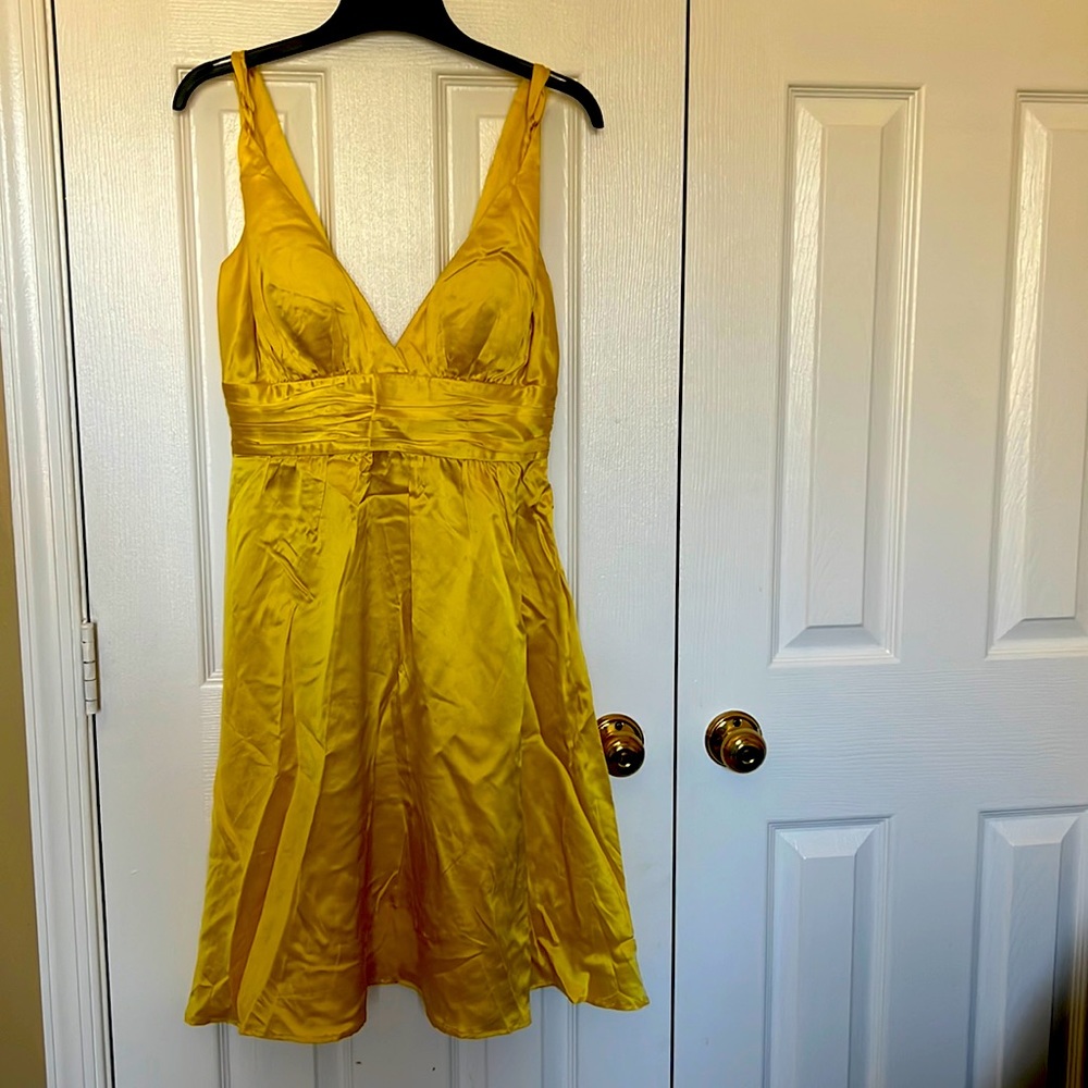 Yellow Calvin Klein Dress